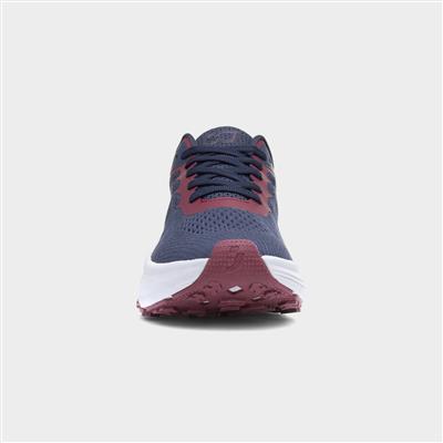 Mens Navy Lace Up Trainer