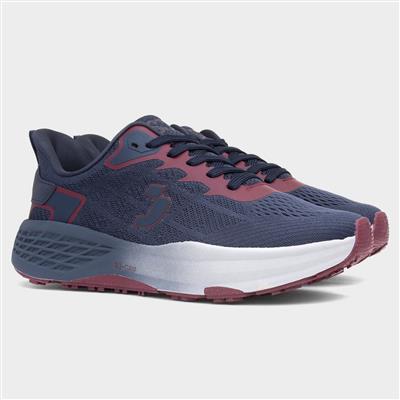 Mens Navy Lace Up Trainer