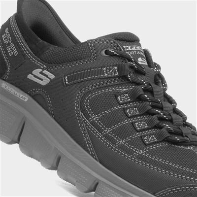 Slip Ins Summits Mens Black Trainer