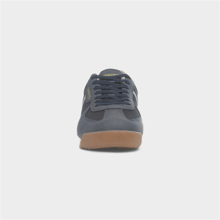 Diego Mens Navy Lace Up Trainer