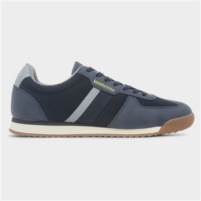 Diego Mens Navy Lace Up Trainer