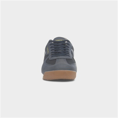 Diego Mens Navy Lace Up Trainer