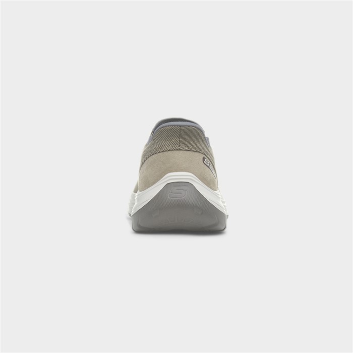 Slip Ins Relaxed Fit Mens Taupe Trainer