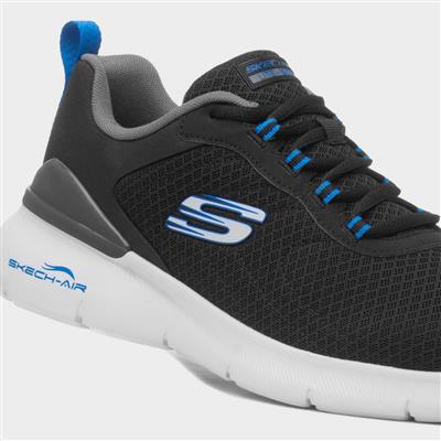 Skech-Air Dynamight Mens Black Trainer