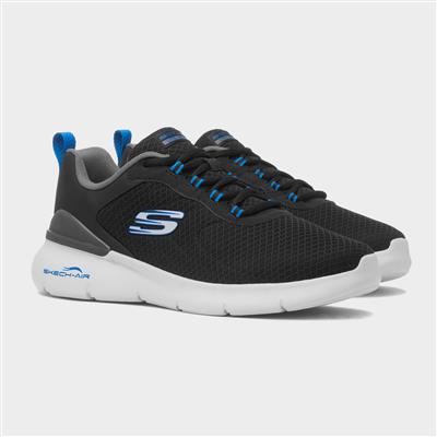 Skech-Air Dynamight Mens Black Trainer