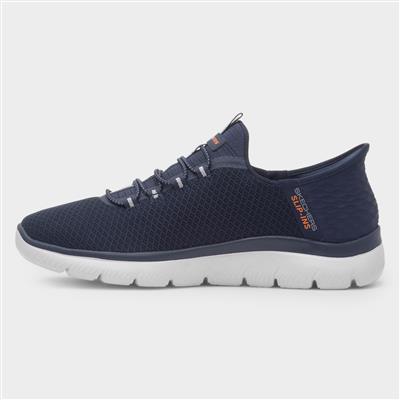 Summits Slip Ins Mens Navy Trainer