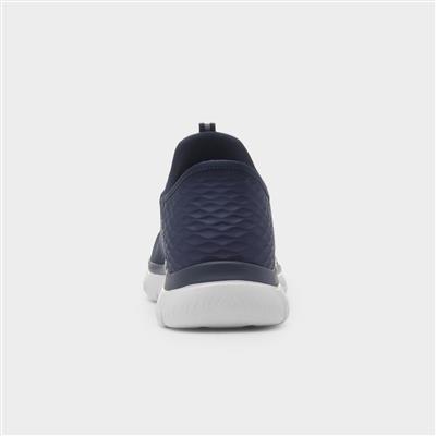 Summits Slip Ins Mens Navy Trainer