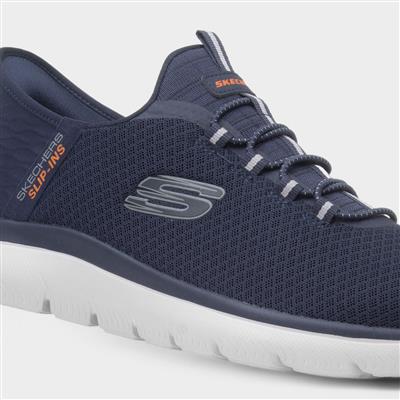 Summits Slip Ins Mens Navy Trainer