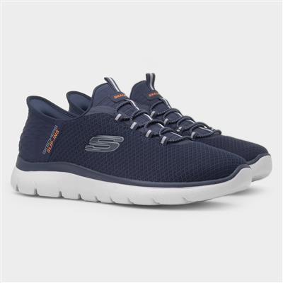 Summits Slip Ins Mens Navy Trainer