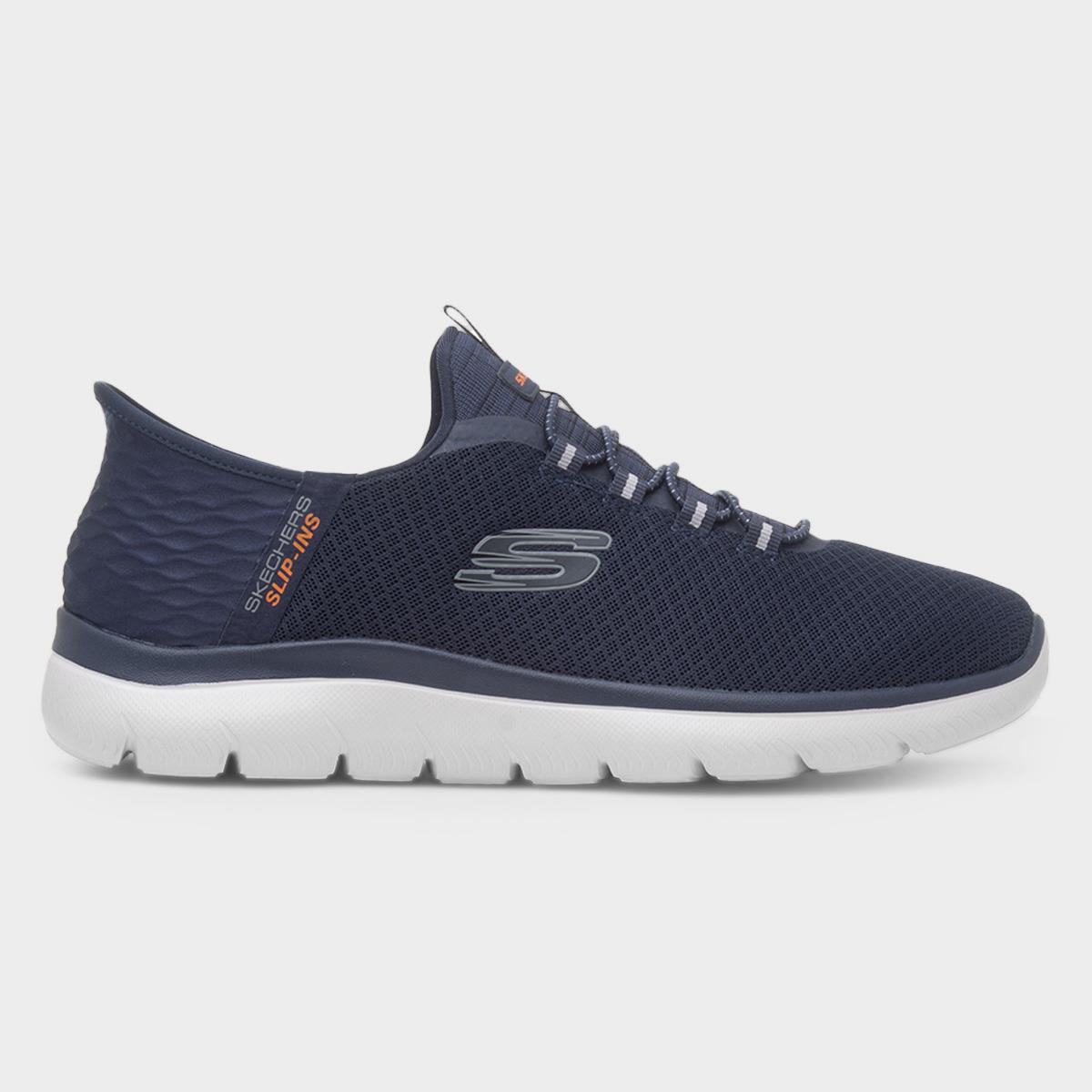 Summits Slip Ins Mens Navy Trainer