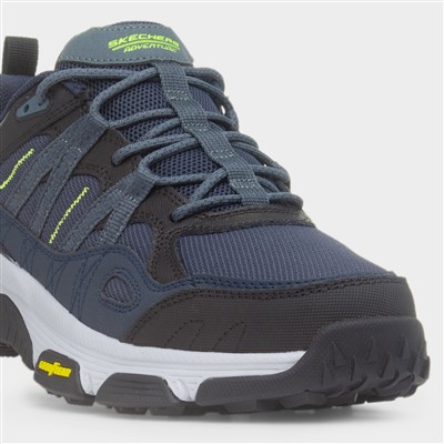 Buyers Peak Mens Navy Lace Up Trainer