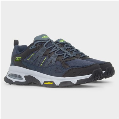 Buyers Peak Mens Navy Lace Up Trainer