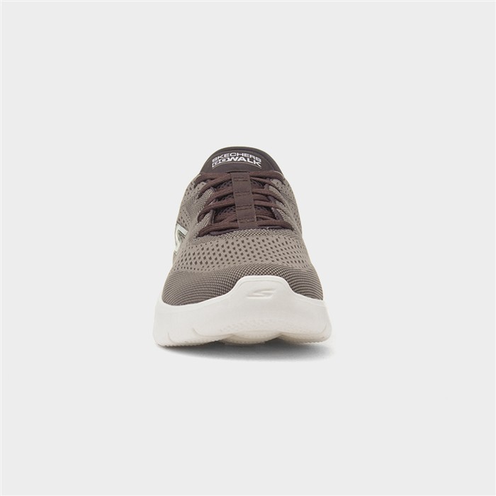 Slip Ins Go Walk Flex Mens Brown Trainer