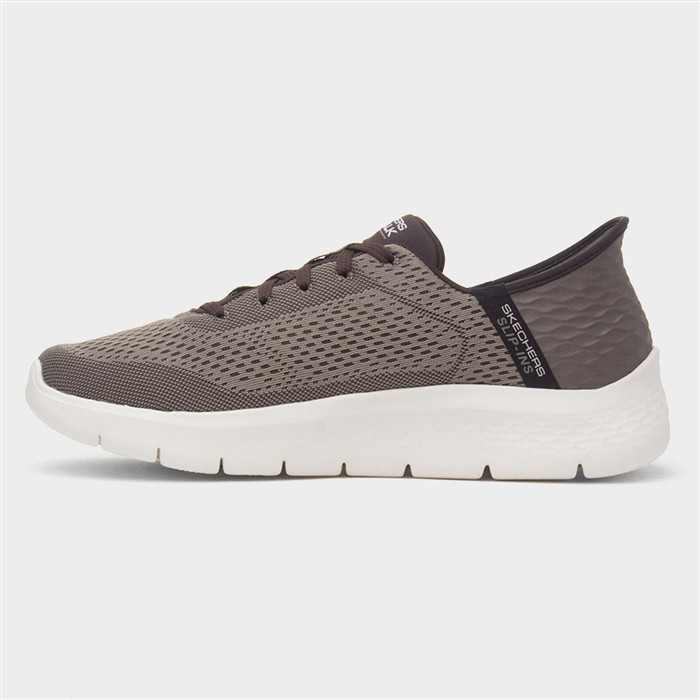 Slip Ins Go Walk Flex Mens Brown Trainer