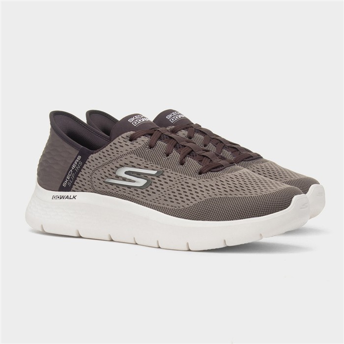 Slip Ins Go Walk Flex Mens Brown Trainer