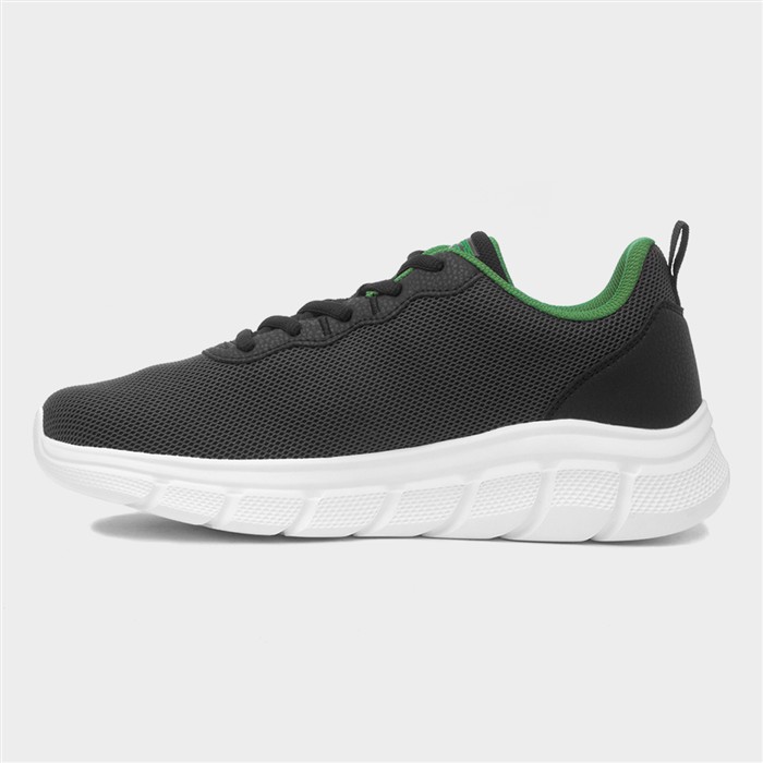Bobs B Flex Icy Edge Mens Black Trainers