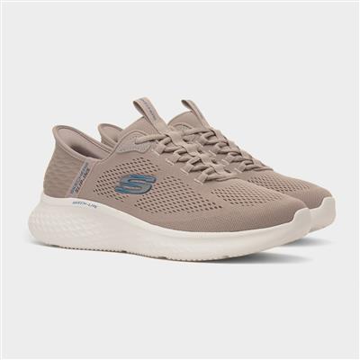 Slip Ins Skech-Lite Pro Mens Grey Trainer