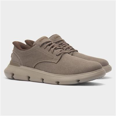 Slip Ins Garza Mens Dark Taupe Trainers