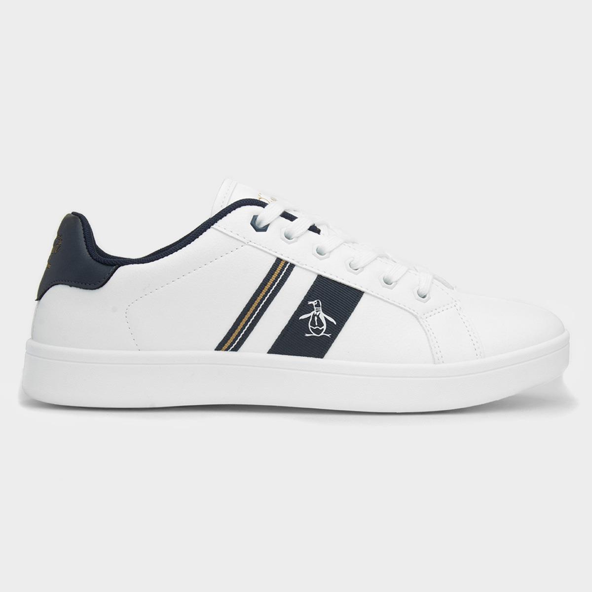 Steadman Retro Mens White Trainer