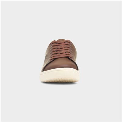 Pinball Mens Tan Casual Trainer