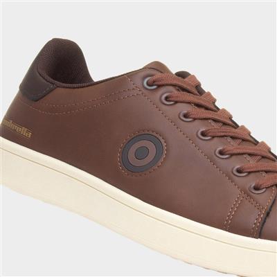 Pinball Mens Tan Casual Trainer