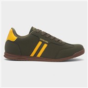 Lambretta Tackle Mens Khaki Lace Up Trainer (Click For Details)