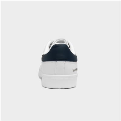 Pinball Mens White Casual Trainer