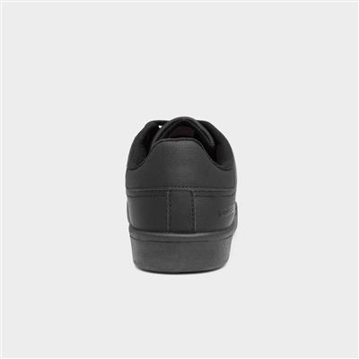 Pinball Mens Black Lace Up Trainer