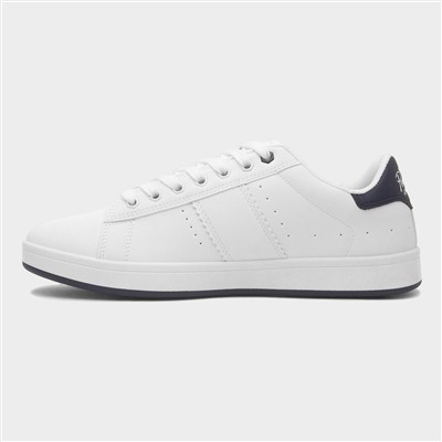 Steadman Mens White Trainer