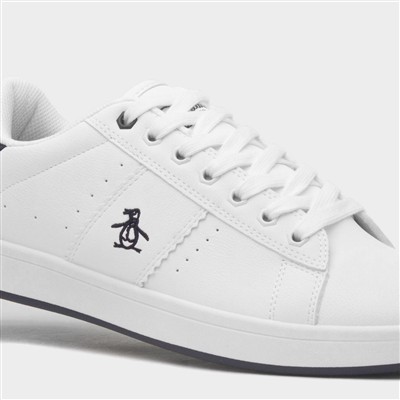 Steadman Mens White Trainer
