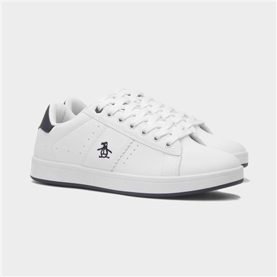 Steadman Mens White Trainer