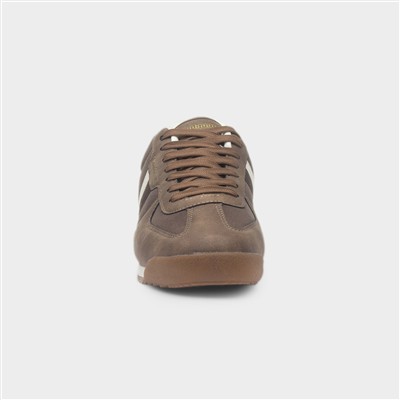 Diego Mens Chocolate Lace Up Trainer