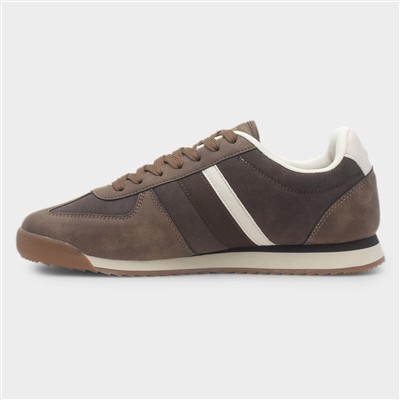 Diego Mens Chocolate Lace Up Trainer