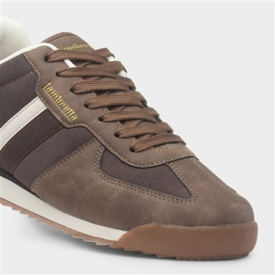 Diego Mens Chocolate Lace Up Trainer