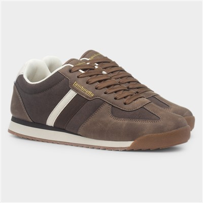 Diego Mens Chocolate Lace Up Trainer