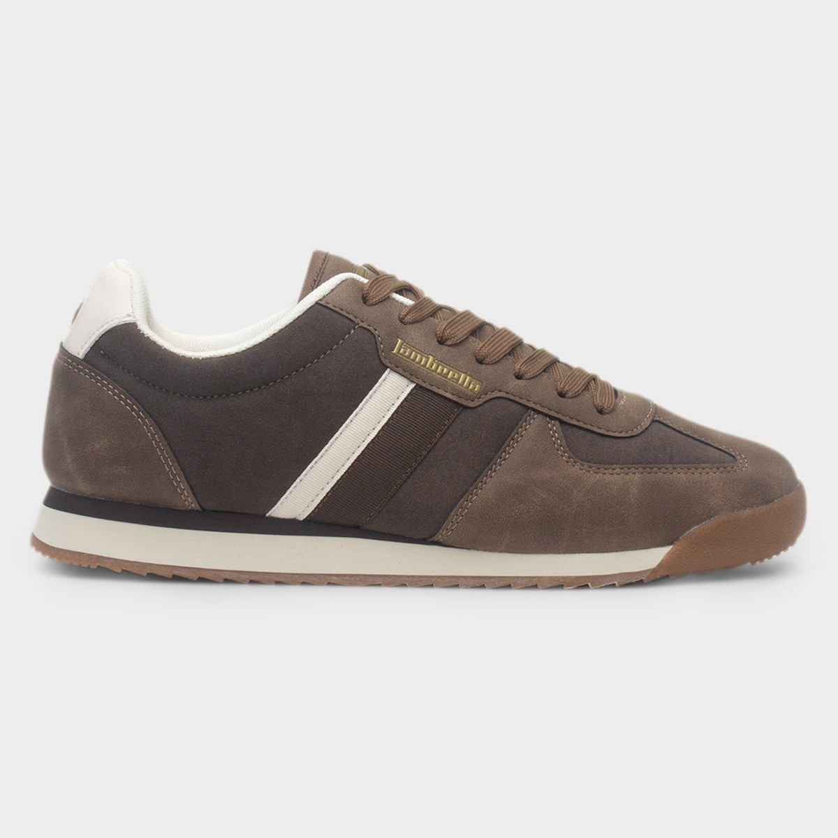 Diego Mens Chocolate Lace Up Trainer