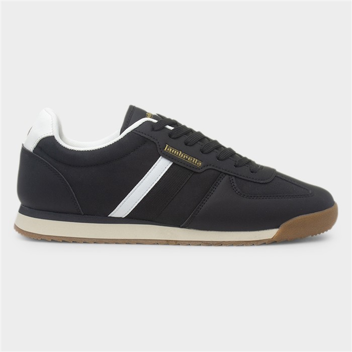 Diego Mens Black Lace Up Trainer
