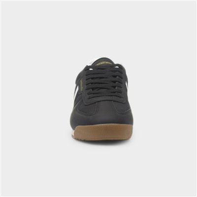 Diego Mens Black Lace Up Trainer