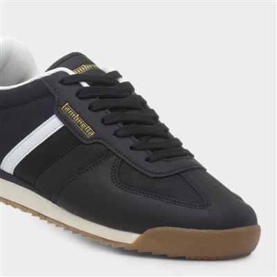 Diego Mens Black Lace Up Trainer
