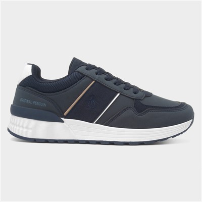 Orwell Mens Navy Trainer