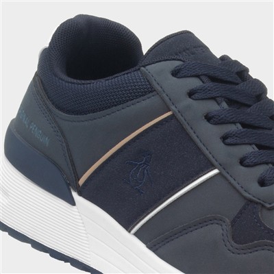 Orwell Mens Navy Trainer