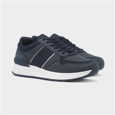Orwell Mens Navy Trainer