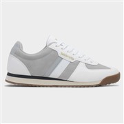Lambretta Diego Mens White Lace Up Trainer (Click For Details)