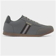 Lambretta Tackle Mens Charcoal Lace Up Trainer (Click For Details)