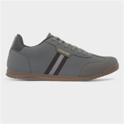 Tackle Mens Charcoal Lace Up Trainer