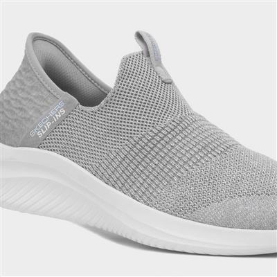 Slip Ins Ultra Flex Womens Grey Trainer