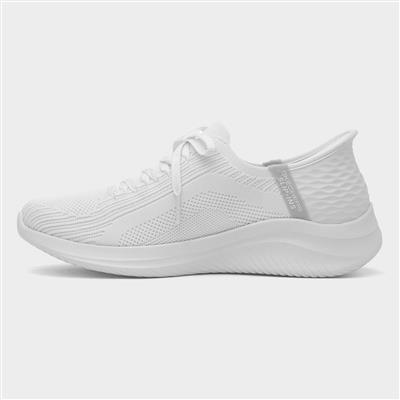 Slip Ins Ultra Flex Womens White Trainer