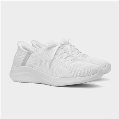 Slip Ins Ultra Flex Womens White Trainer