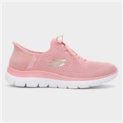 Skechers Slip Ins Summits Womens Rose Trainer (Click For Details)