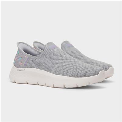 Slip Ins Go Walk Womens Grey Trainer